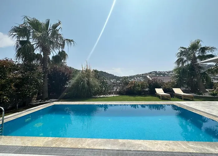 Falcon With Swimming Pool And Great Views In Yalikavak Willa Bodrum